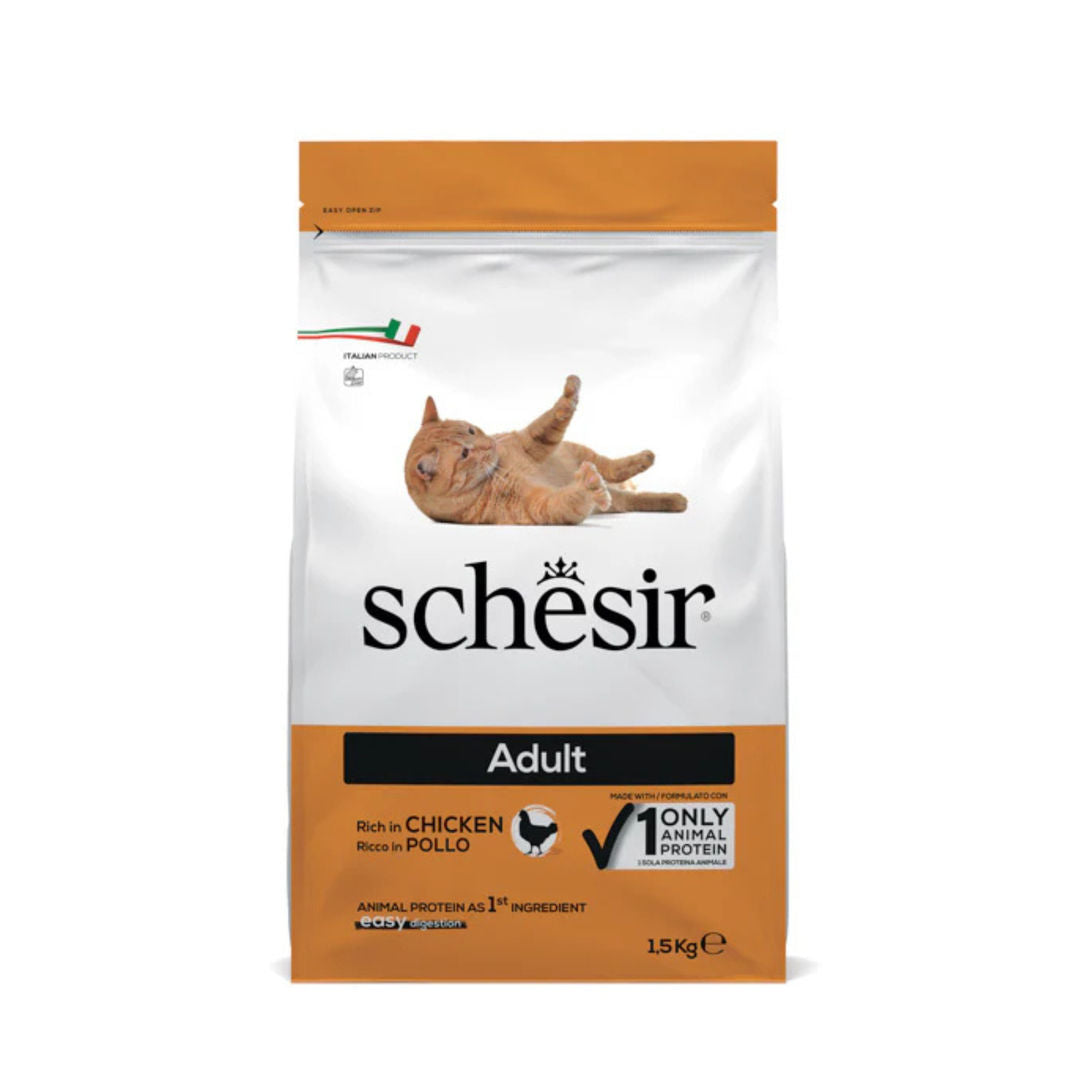 Schesir Cat Dry Food Maintenance For Adult Cat, 1.5kg