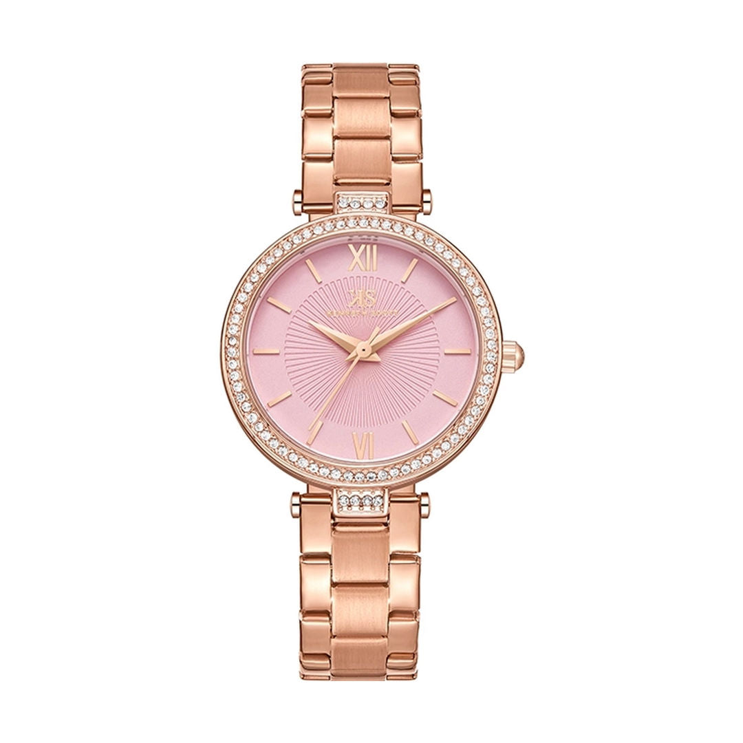KENNETH SCOTT Women's Pink Dial Analog Watch, K23539-RBKP Series