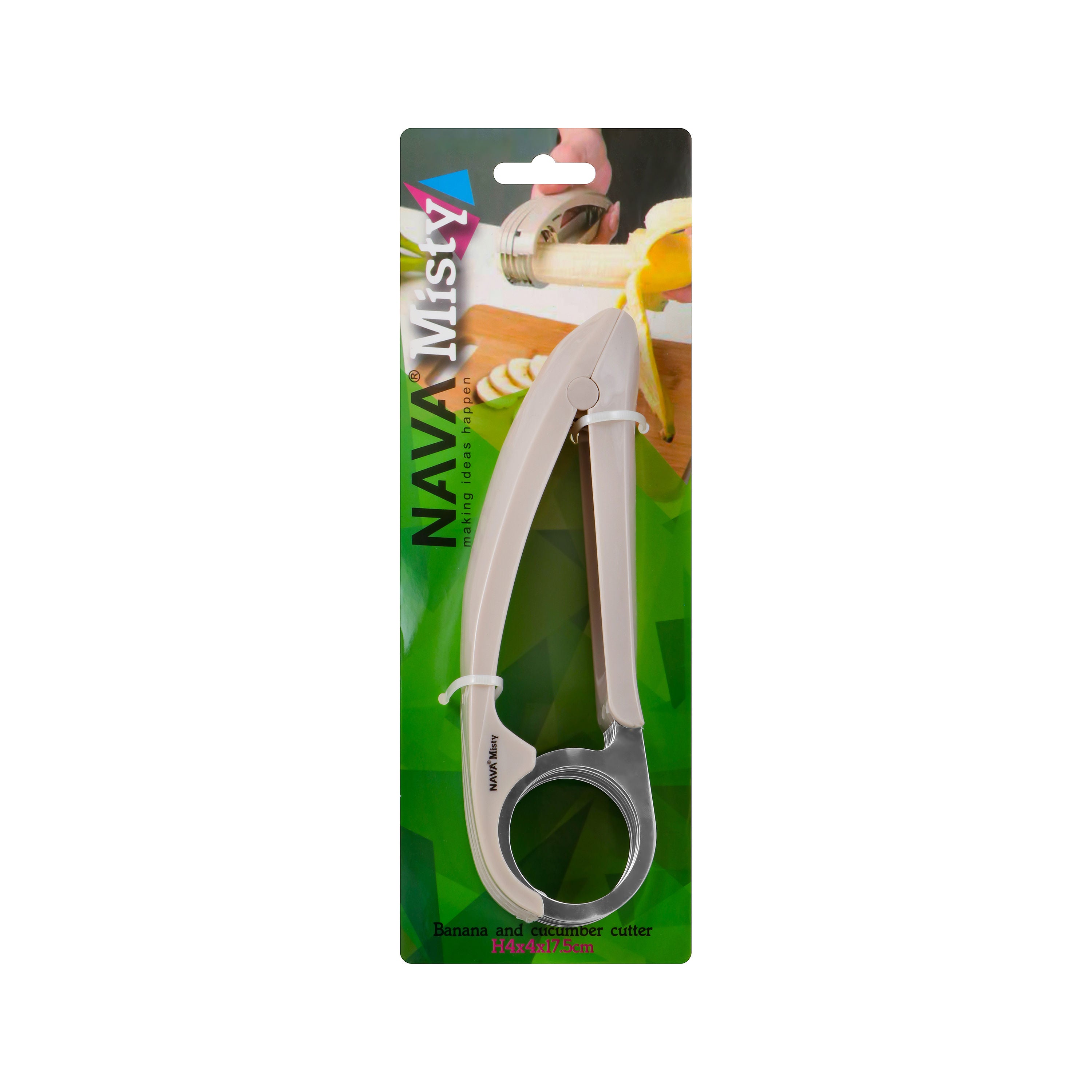 NAVA Misty Banana Cutter With Stainless Steel Blade, 17.5cm
