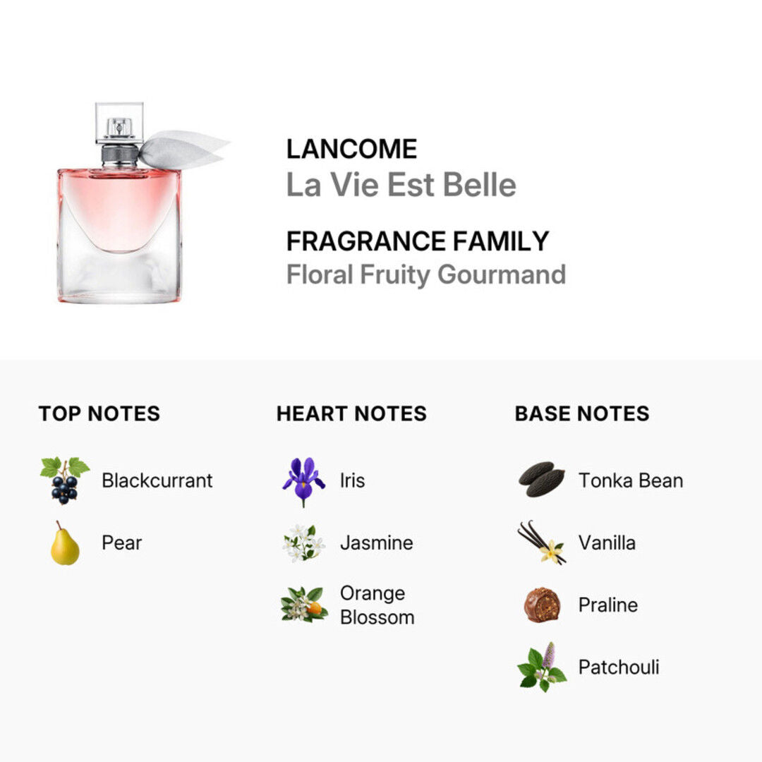 Lancome La Vie Est Belle Eau de Parfum Spray For Women, 100ml