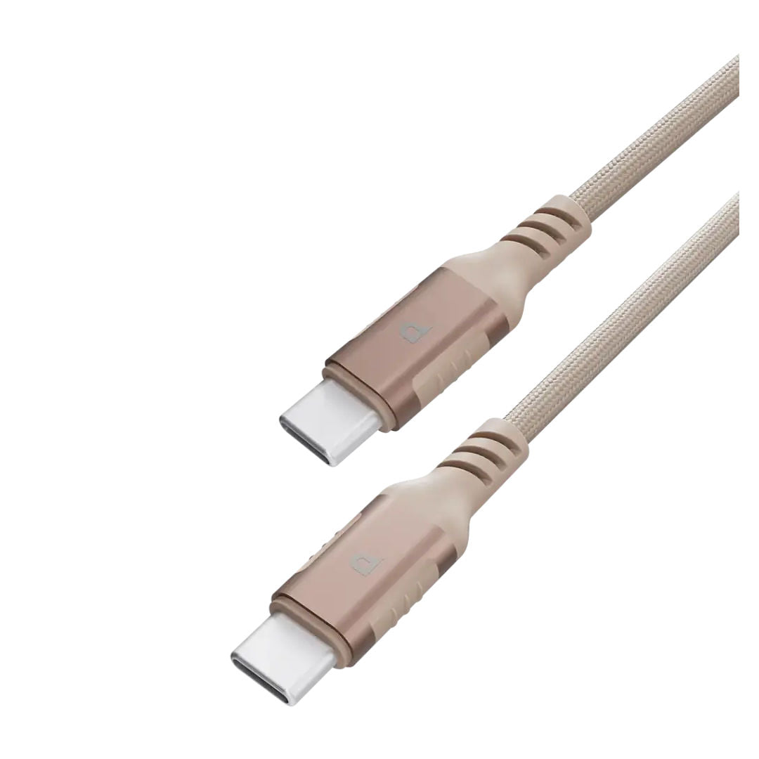 Powerology Power Sync Weave USB-C to USB-C Cable, PD 60W, 1.2M, High-Speed Charging