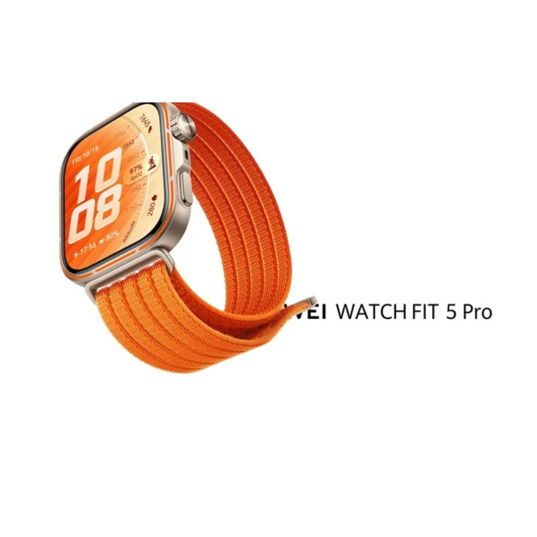 HUAWEI WATCH FIT 5 Pro Smart Watch, GPS, ECG, 1.92Inch AMOLED FullView Display, Health Monitoring, NFC Pay