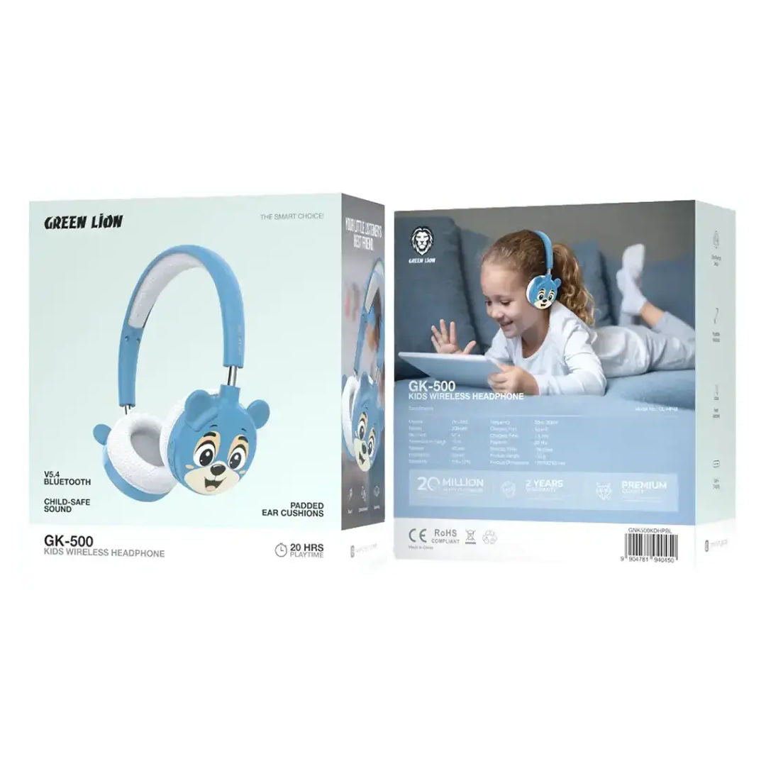Green Lion GK-500 Kids Wireless On-Ear Headphone