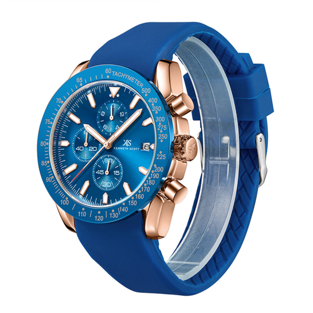 Kenneth Scott Men's Chrono & Multi Function Watch, K23148 Series