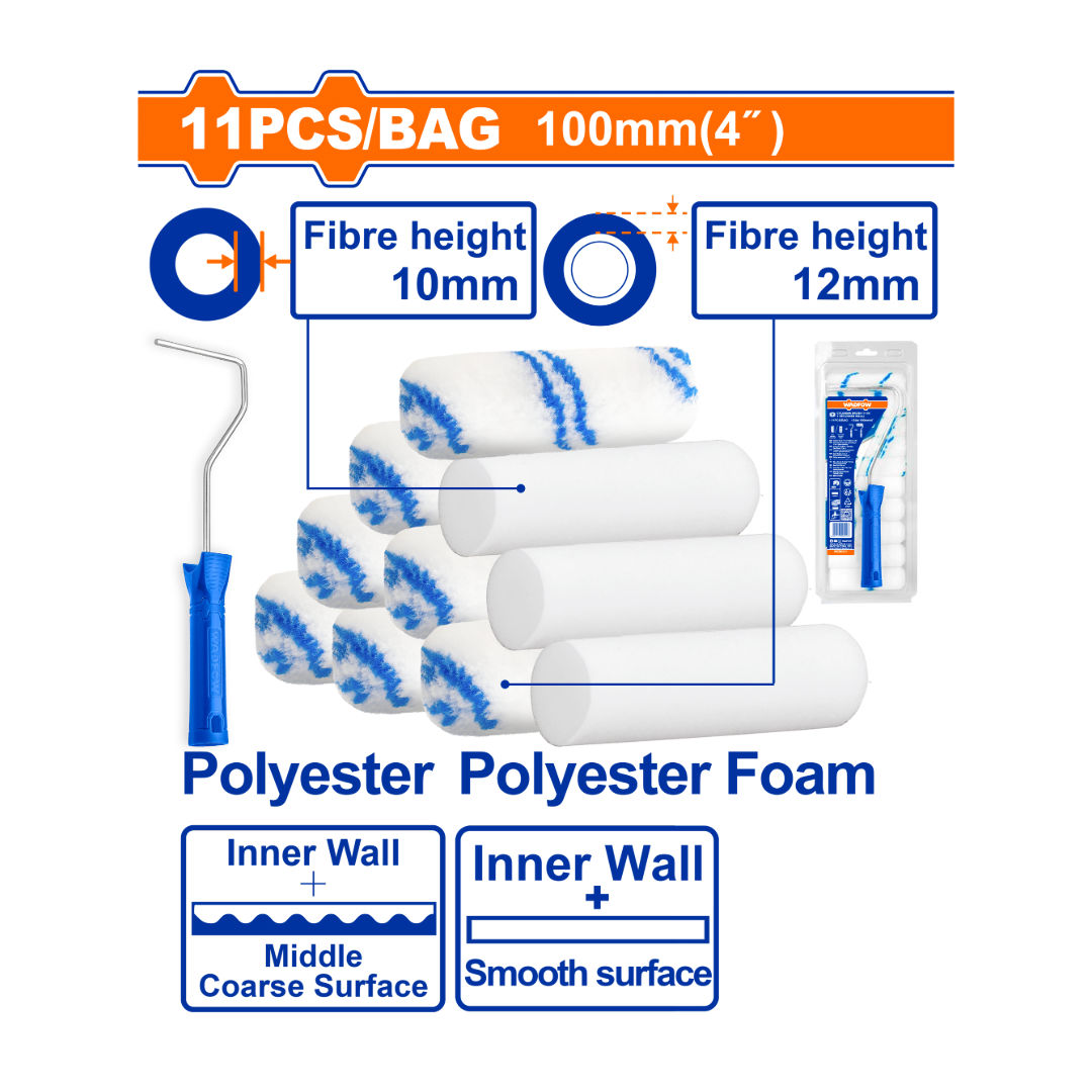 WADFOW Cylinder Paint Brush Set