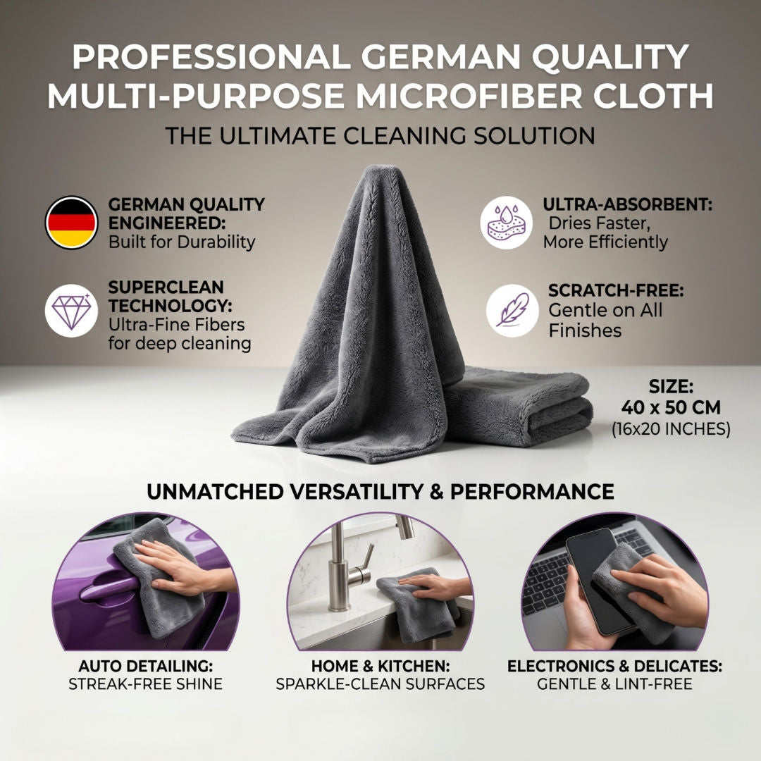 Microfiber Cleaning Cloth, 1-Piece
