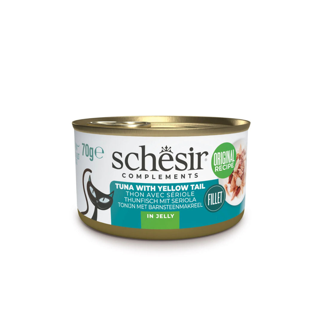 Schesir Perfect Nutrition Complements Cat Wet Food in Jelly Can, 70g