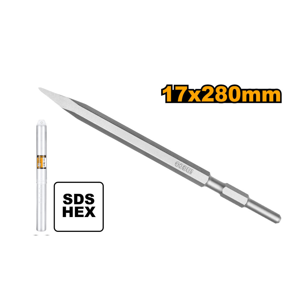 INGCO Hex Chisel, 17x280mm