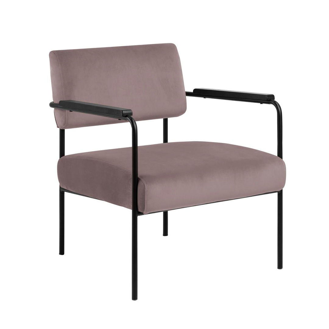 Cloe Resting Chair, Dusty Rose Upholstery