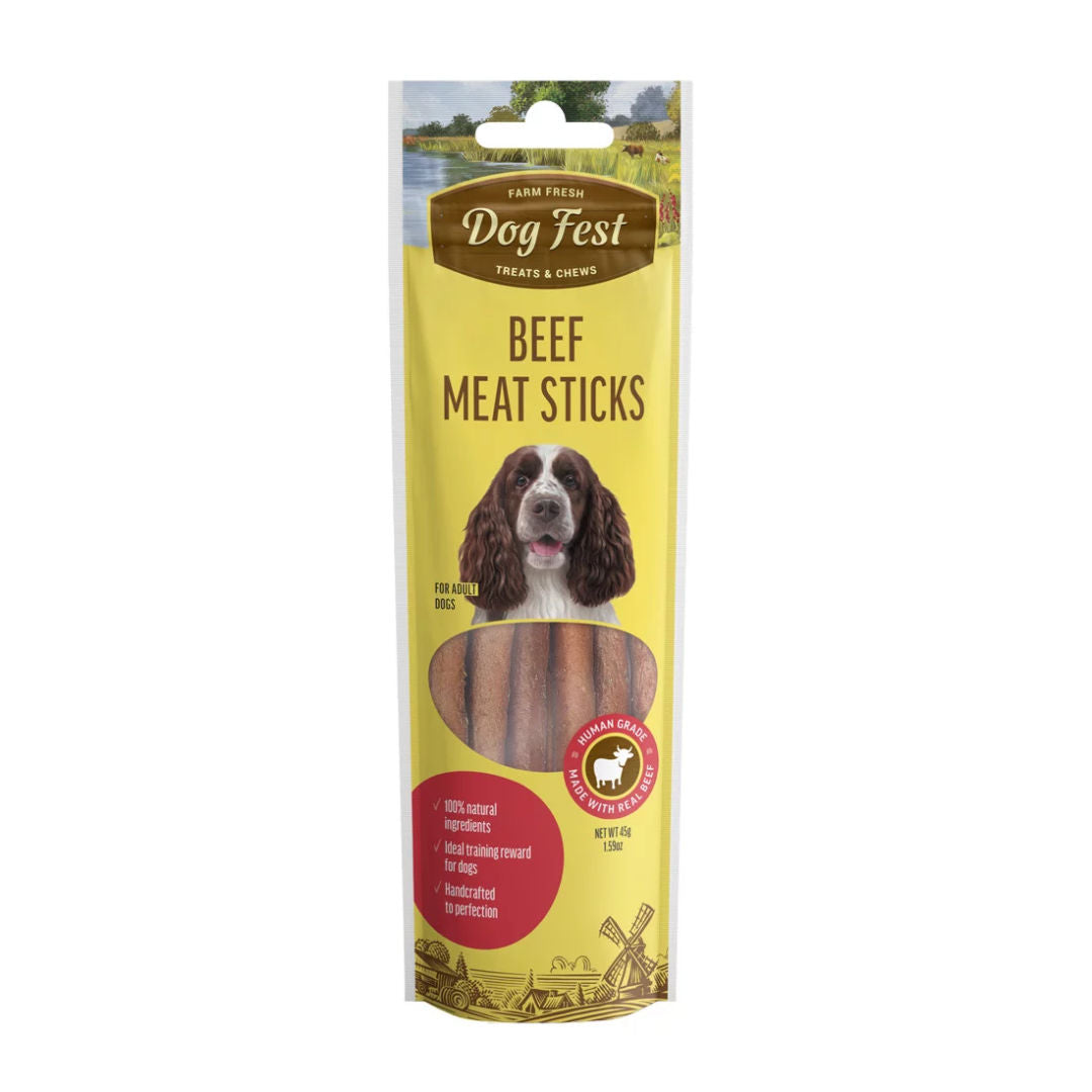Dog Fest Meat Sticks For Adult Dogs, 45gm