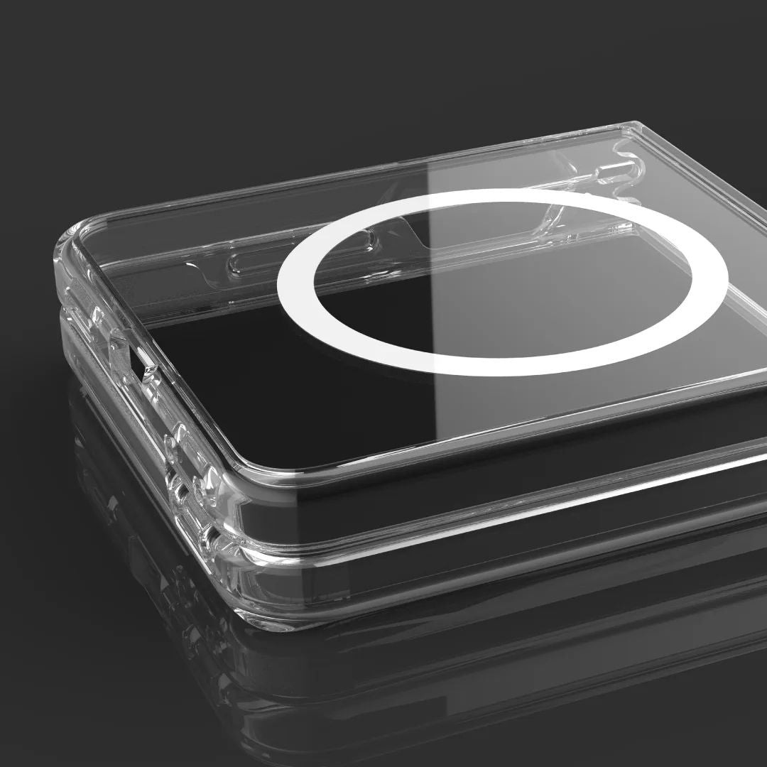 Blupebble Samsung Galaxy Flip 8 Crystal Guard Case, Clear