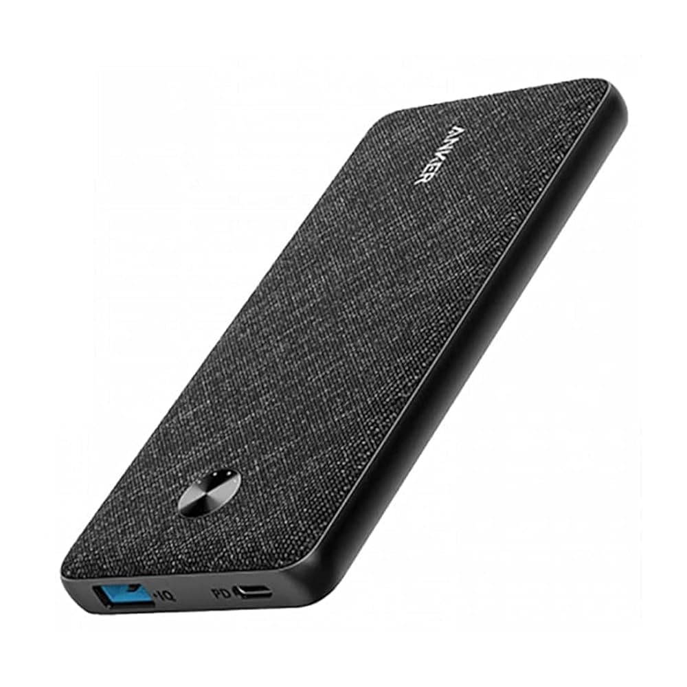 Anker PowerCore III Sense 10000mAh PD 20W Power Bank, Fabric Black