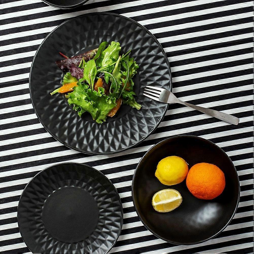 NAVA Stoneware Dinner Plate Soho Classic Black, 27cm