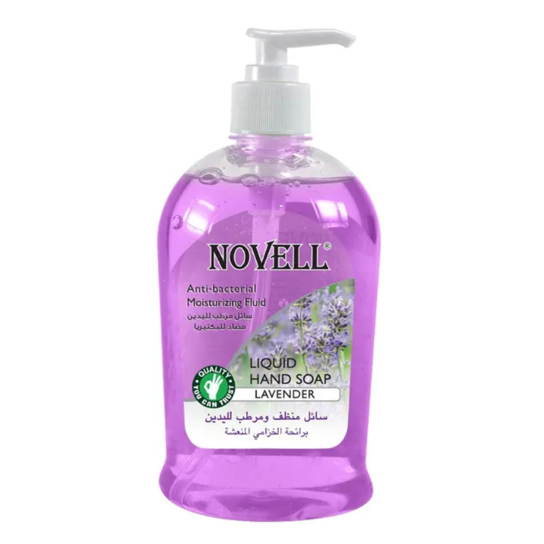 صابون سائل مرطب مضاد للبكتيريا من نوفيل، لافندر، 500 مل