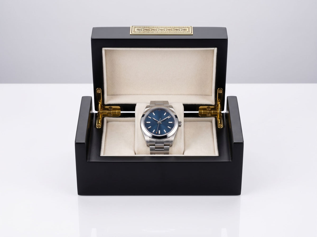 Luxury Matte Black Wooden Gift Box – Premium ( EMPTY BOX )