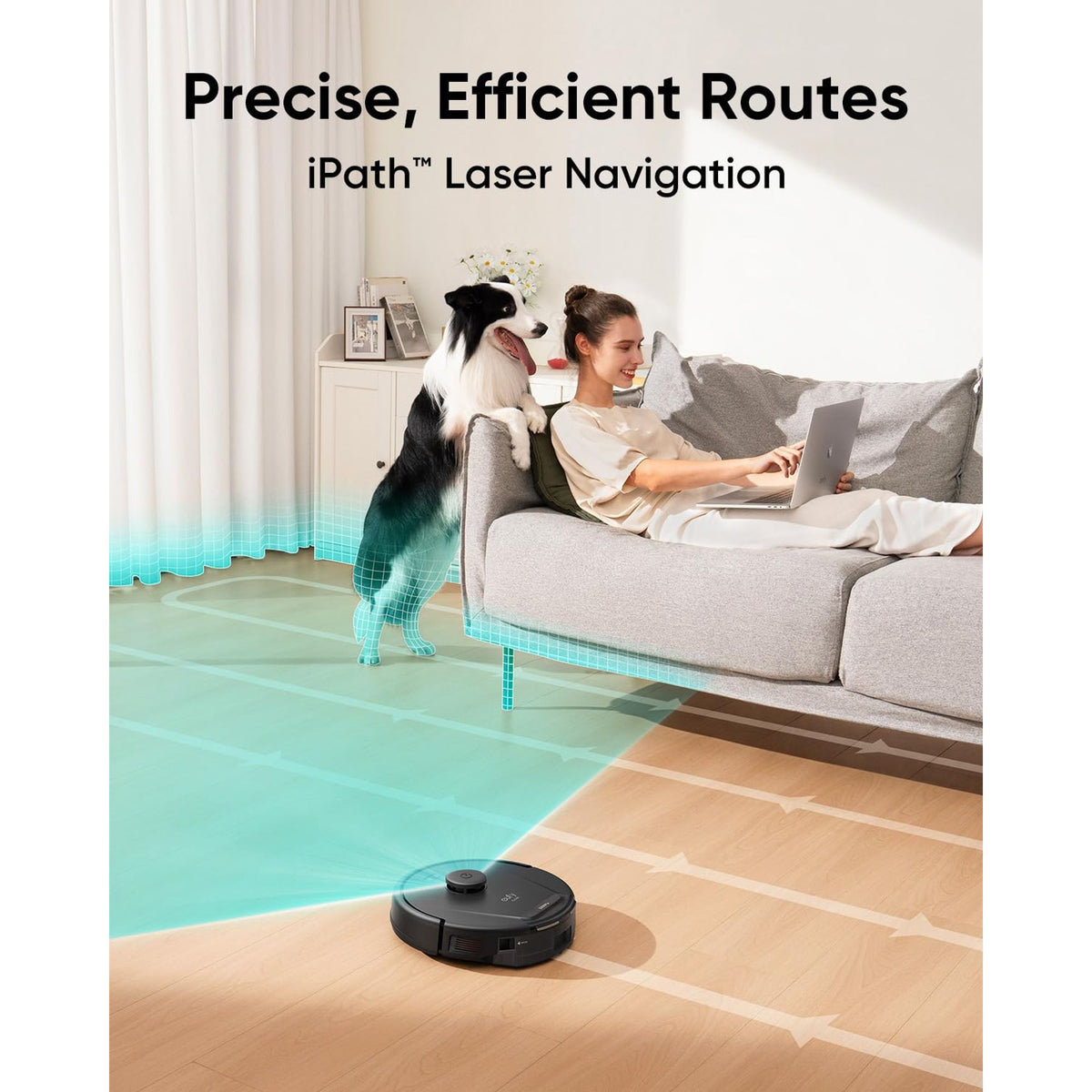 Anker eufy L60 Hybrid Self-Empty Robot Vacuum, Black