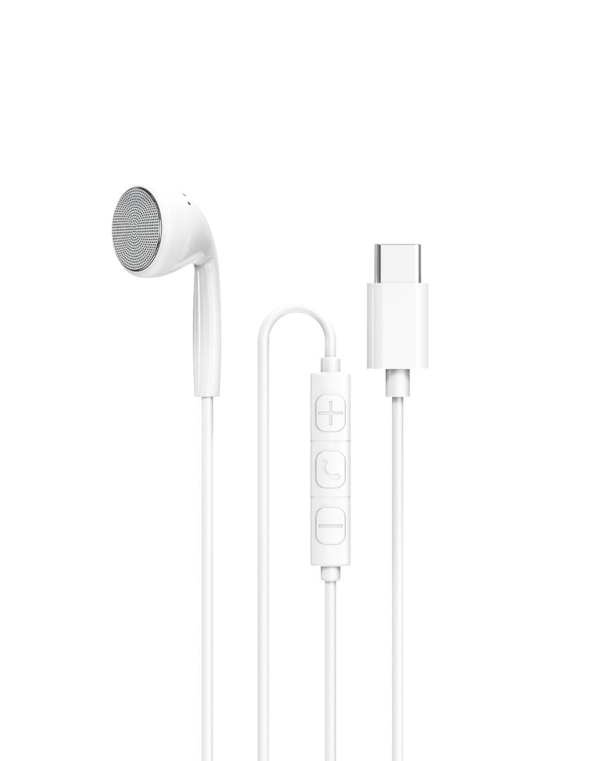 DUDAO X15C In-Ear Earphone Type-C 1.2M Single Side