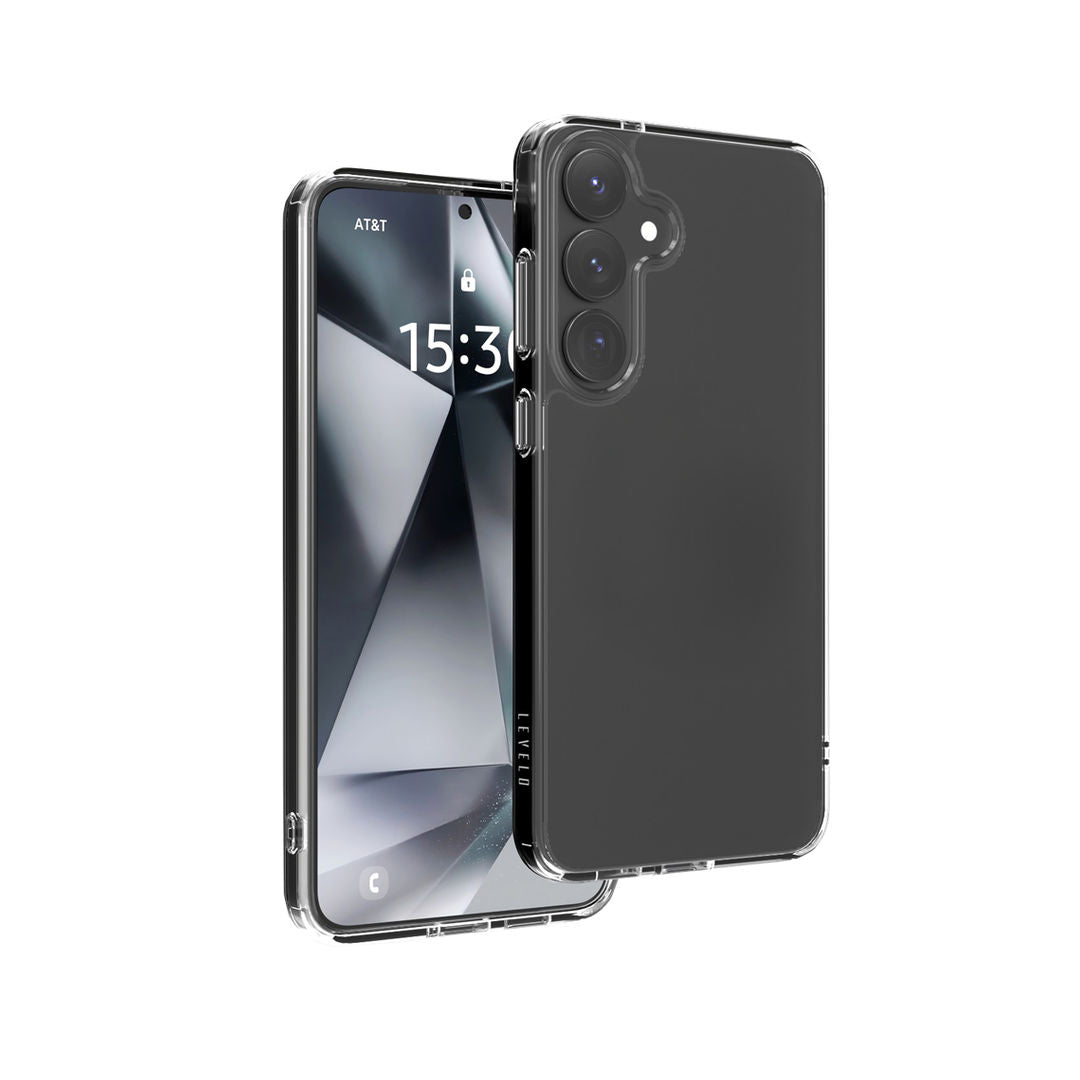 Levelo Clara Case For Samsung Galaxy S25 Series, Clear