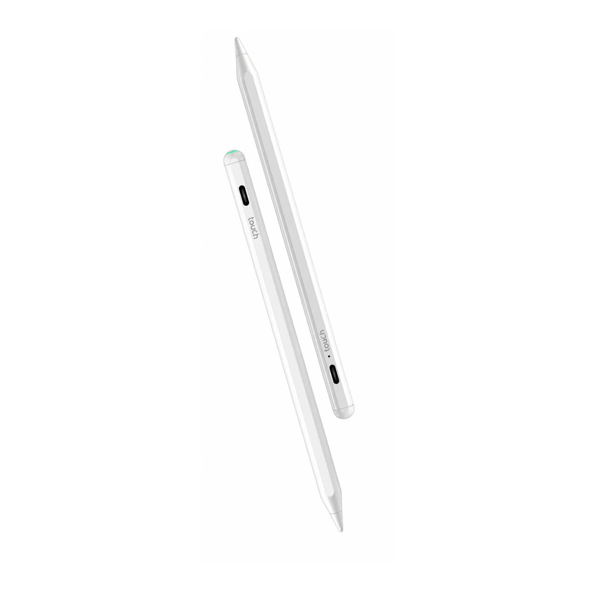 Touch Pencil 3, 3rd Generation Stylus for iPad, Palm Rejection, Tilt Sensitivity, Magnetic Attachment, White