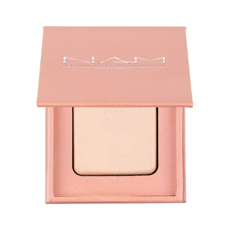 NAM Baked Diamond Crime Powder, Satin-Finish Vegan Face & Eye Setting Powder, 6gm