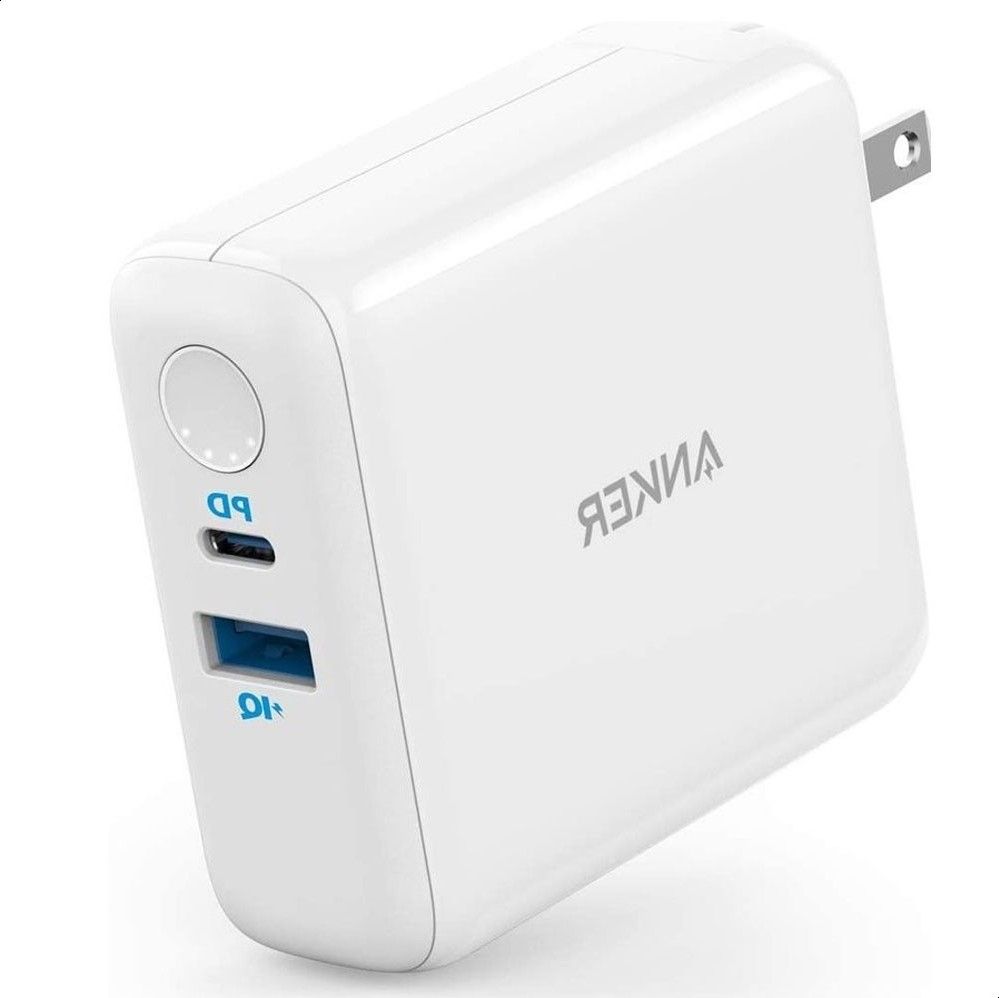 Anker PowerCore III Fusion Charger + Power Bank 5000mAh PD 18W, White