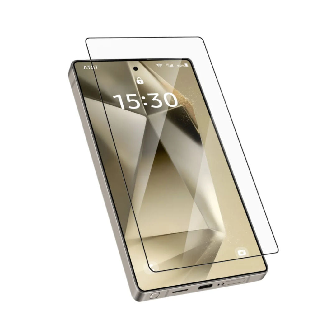 Levelo 2.5D Silk Print High Silicone Aluminum Glass for Samsung S25 Ultra