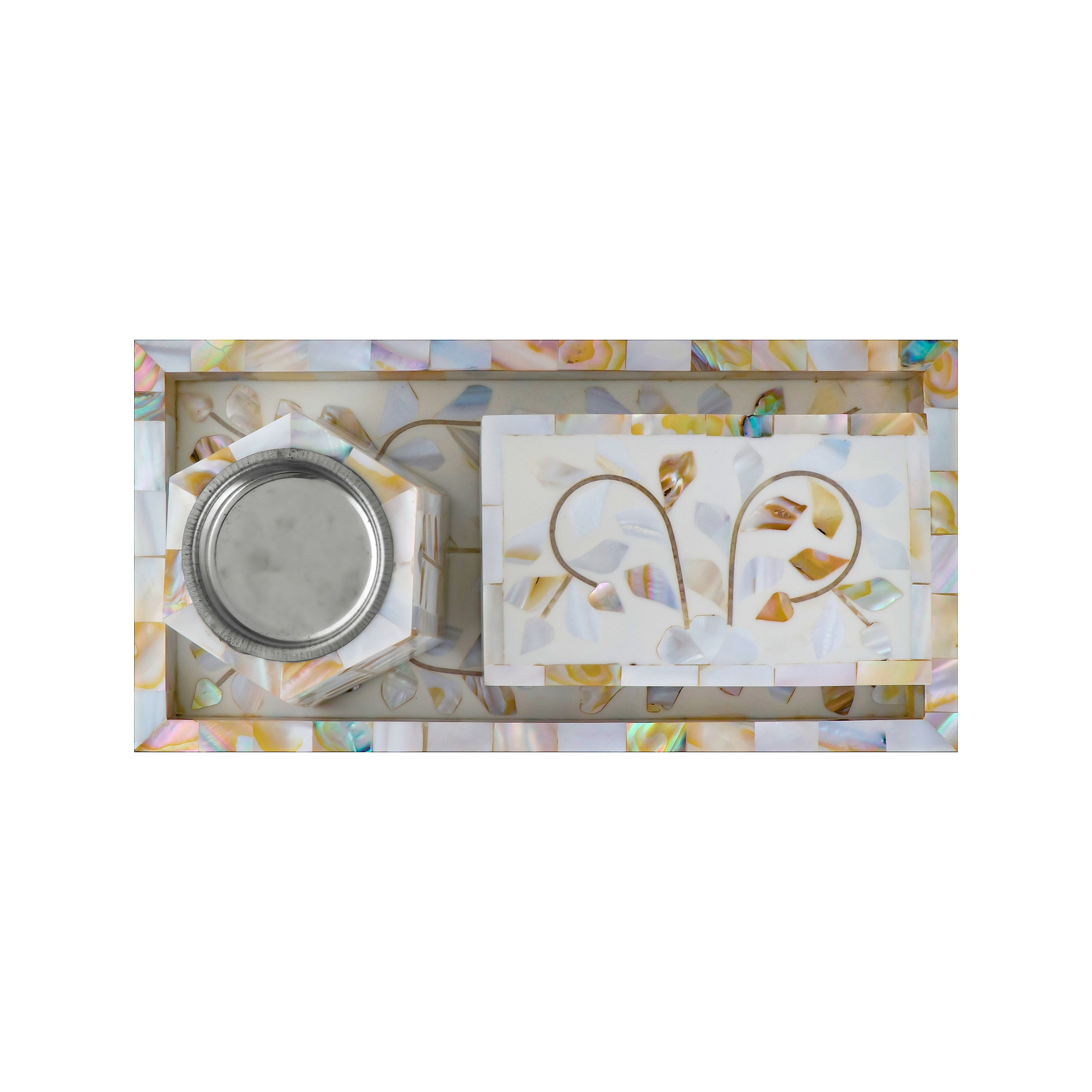 Raw Home-Mother Of Pearl Burner Set