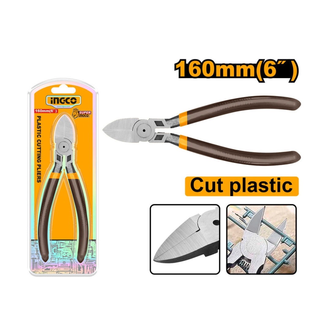 INGCO Plastic Cutting Pliers, 6″, 160 mm