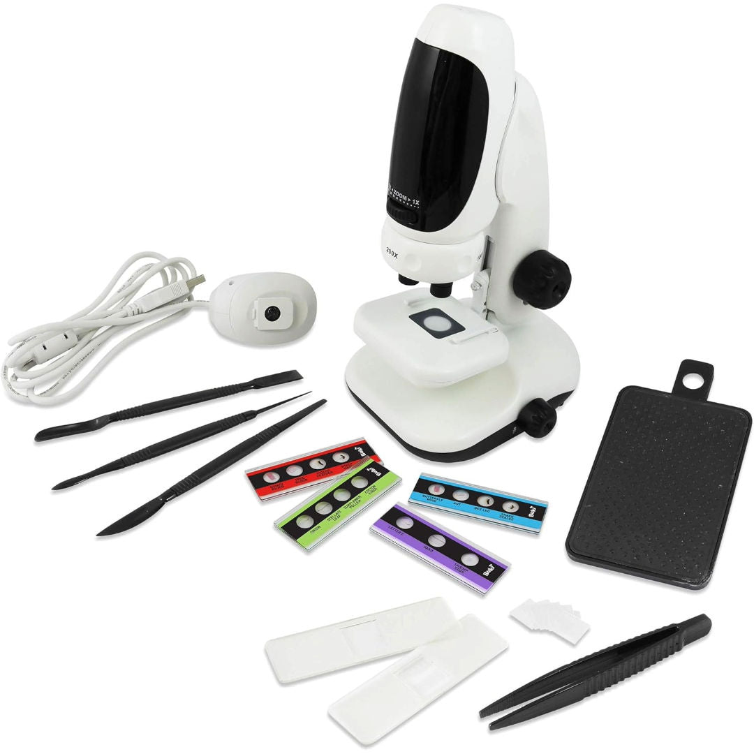 Buki France 3-in-1 Digital Microscope, (40 Experiments)