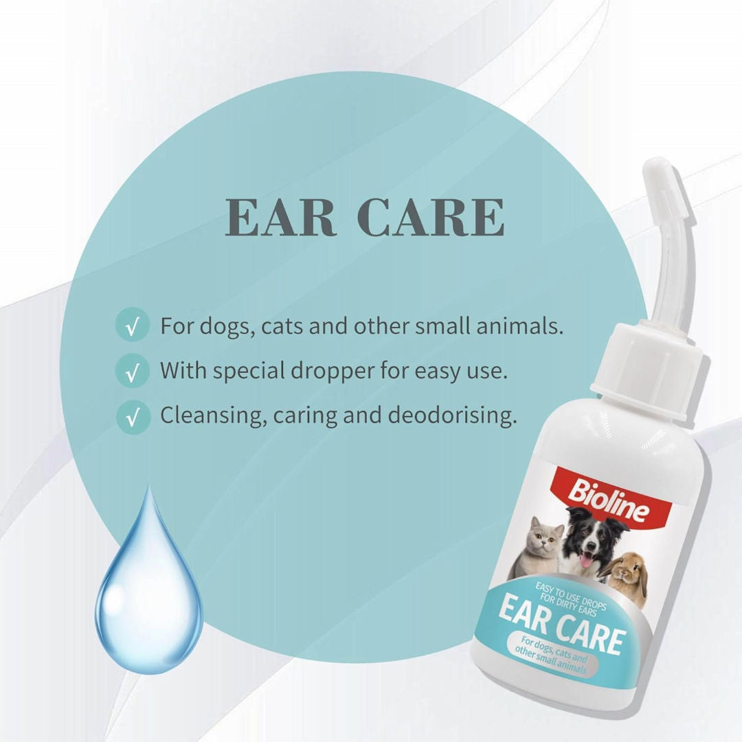 Bioline Ear Care Mild Ear Cleaner And Deodorizers, Volume 50ml