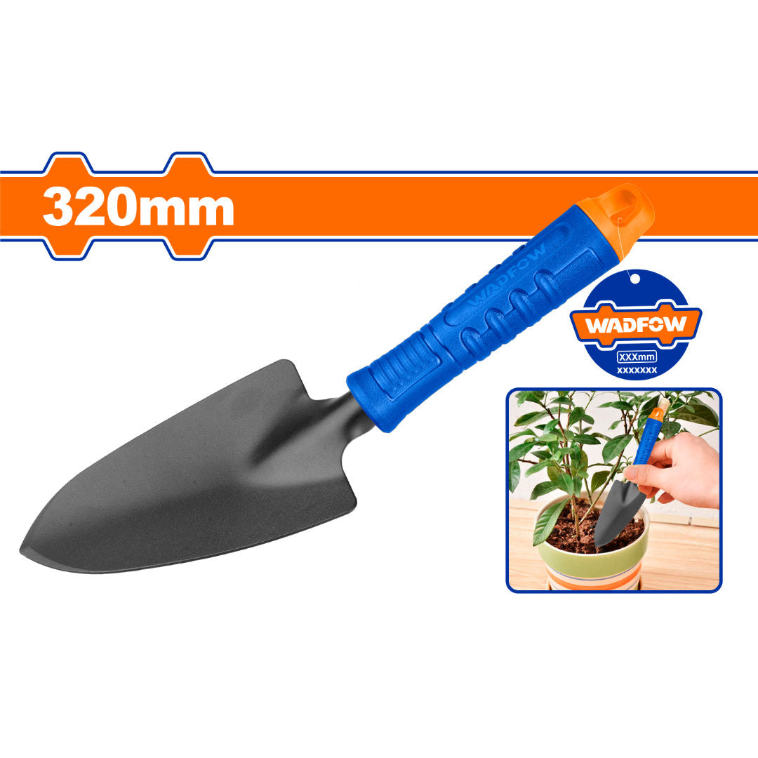 مجرفة WADFOW، شفرة مطلية بالمسحوق مع مقبض PP