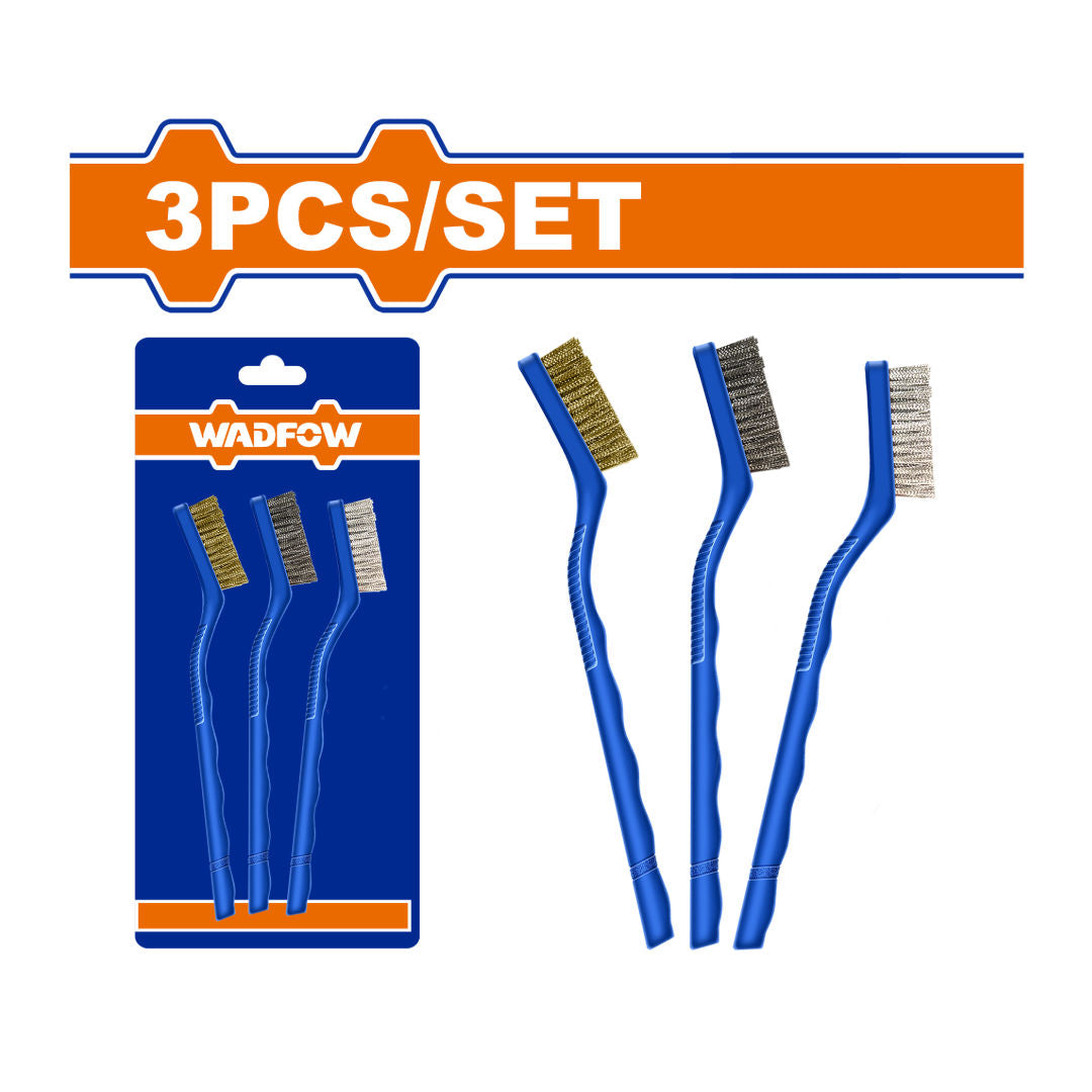 WADFOW 3 Pieces Abrasive Brush Set, Size 7"