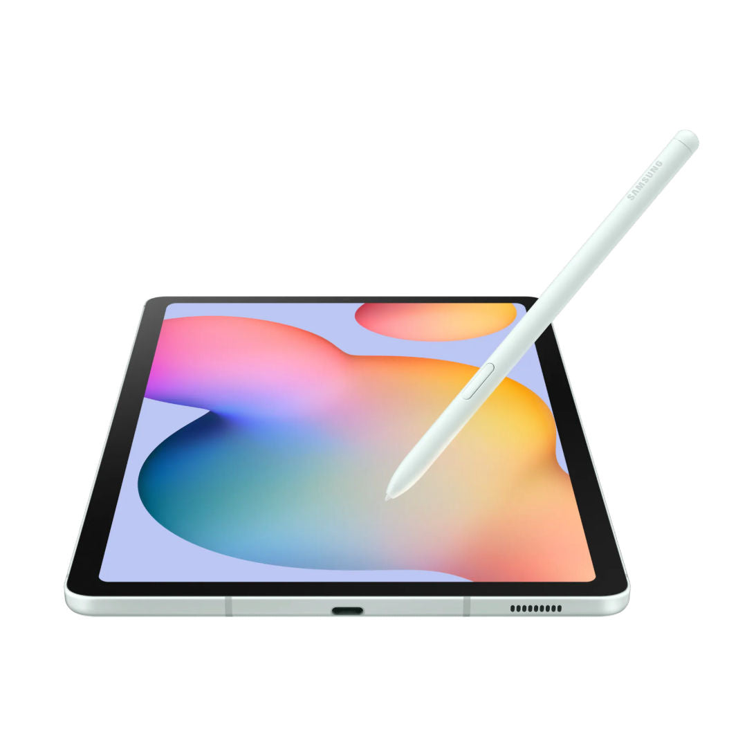 جهاز لوحي Samsung Galaxy Tab S6 Lite بشاشة TFT مقاس 10.4 بوصة  4G LTE، ذاكرة وصول عشوائي (RAM) سعة 4 جيجابايت، سعة تخزين 64 جيجابايت، لون نعناع