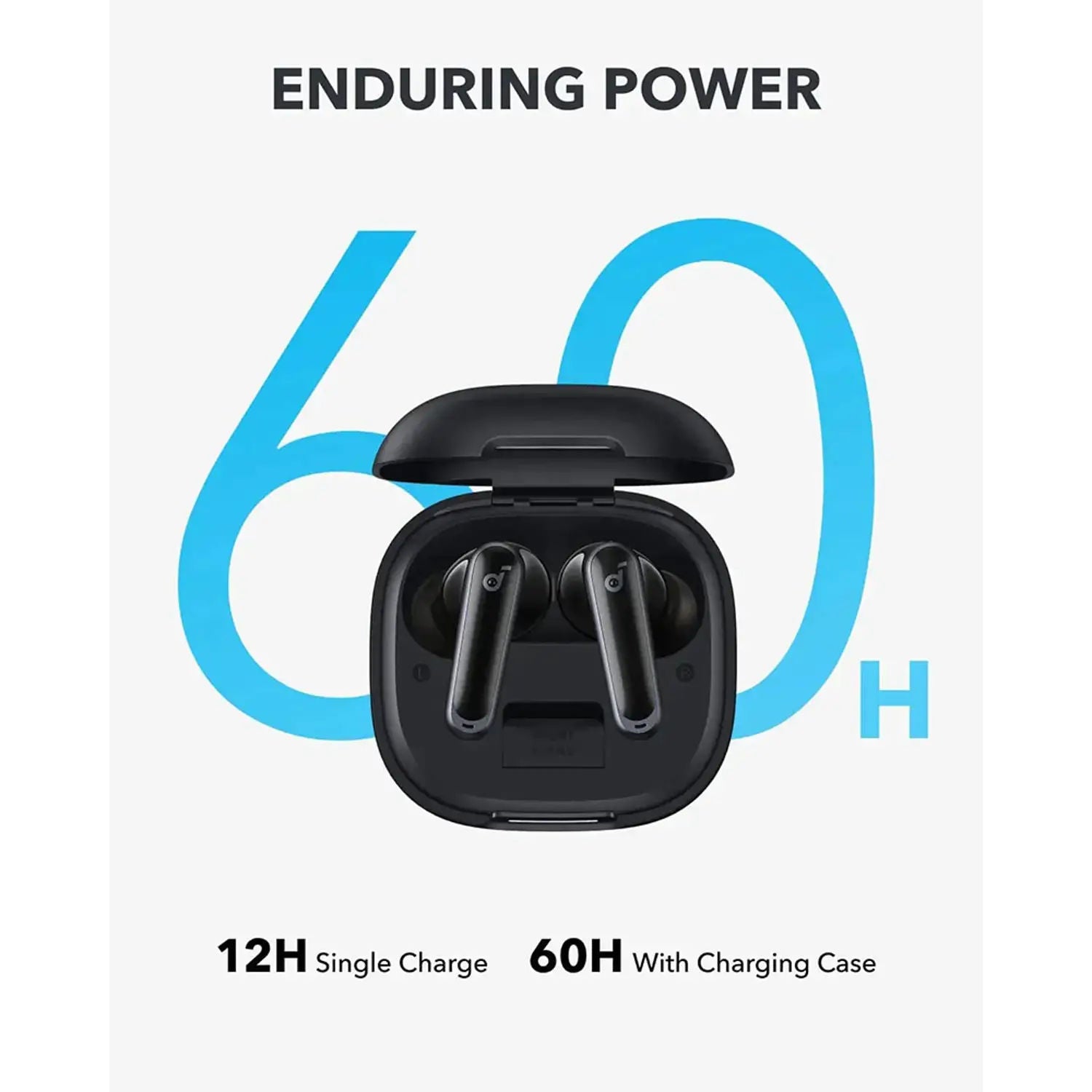 Anker Soundcore P40i TWS Earbuds, Adaptive ANC, 60H Playtime, BassUp, 2-in-1 Case