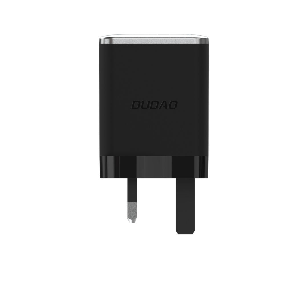 DUDAO A67UK GaN Charger Built-in Retractable TYPE-C Cable PD+QC, 67W, Black