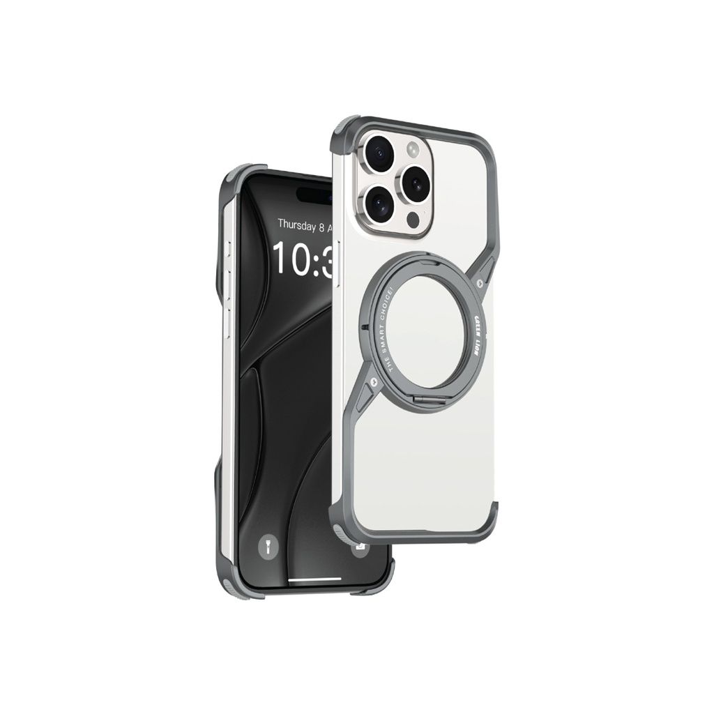 Green Lion Edge Y MagSafe Bezel Less Case for iPhone 16 Pro Max/Pro