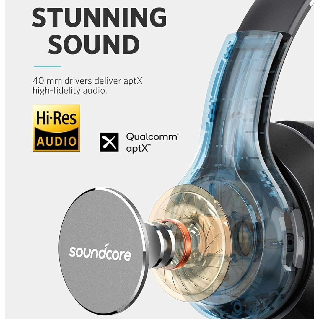 Anker A3031H11 Soundcore Vortex Over-Ear Wireless Headset, Black