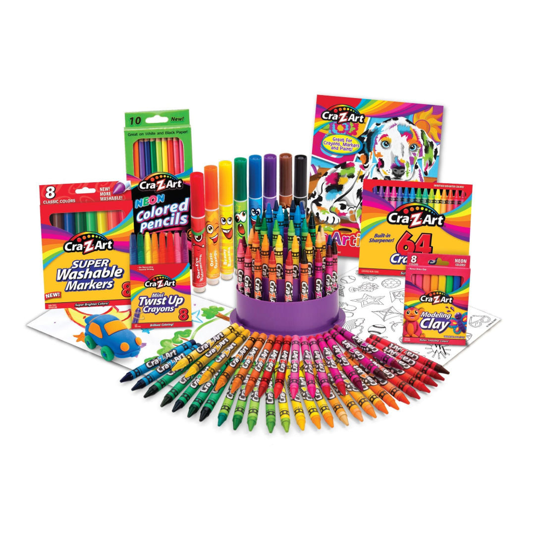 Cra-Z-Art Ultimate Art Extravaganza Tub, 130 Pieces