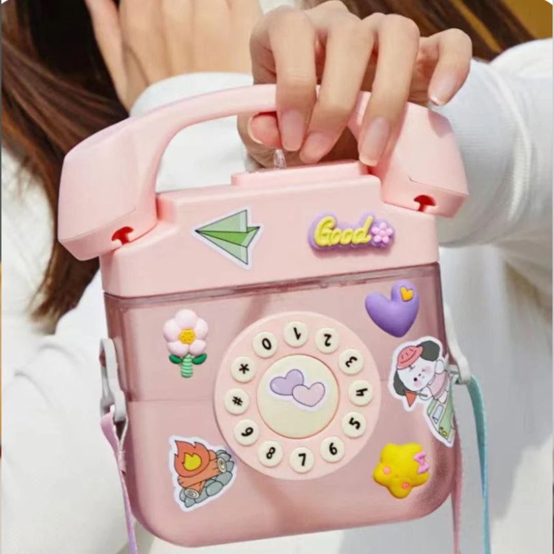 Twisoo Kids Water Plastic Bottle Telephone, 400ml