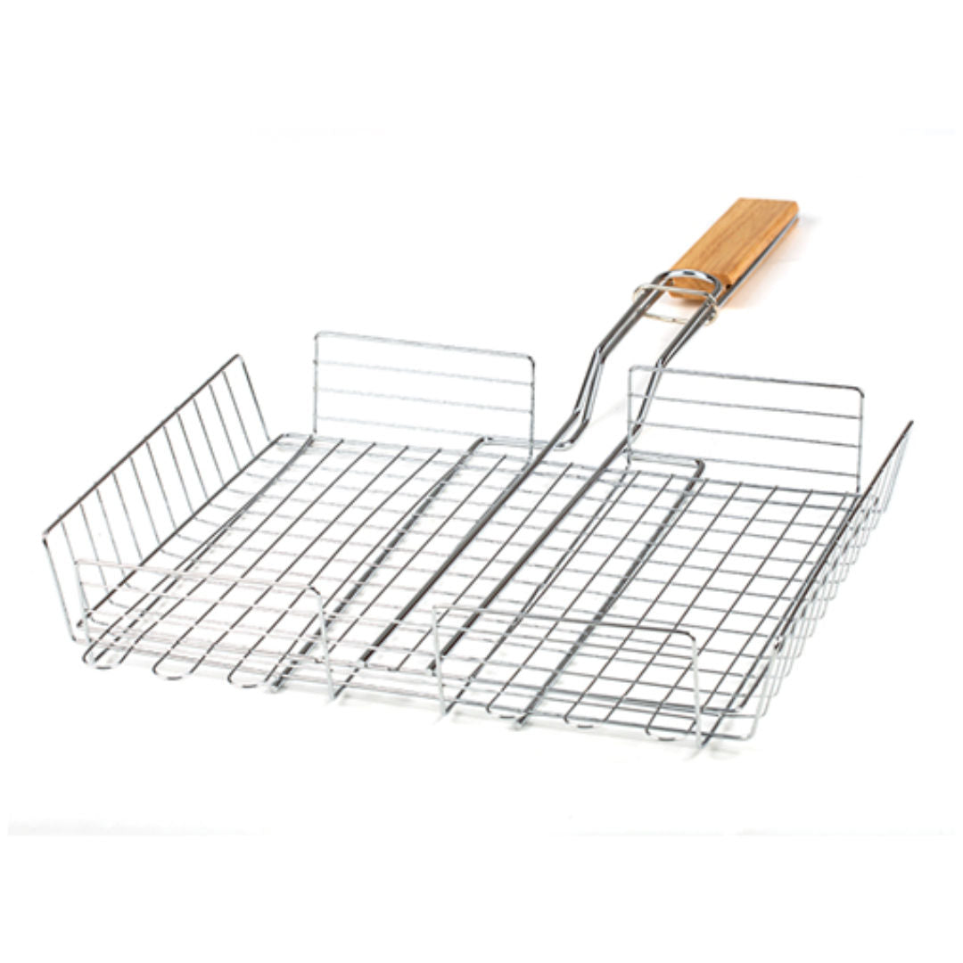 NAVA Metal Wire Mesh Grilling Basket BBQ Guru