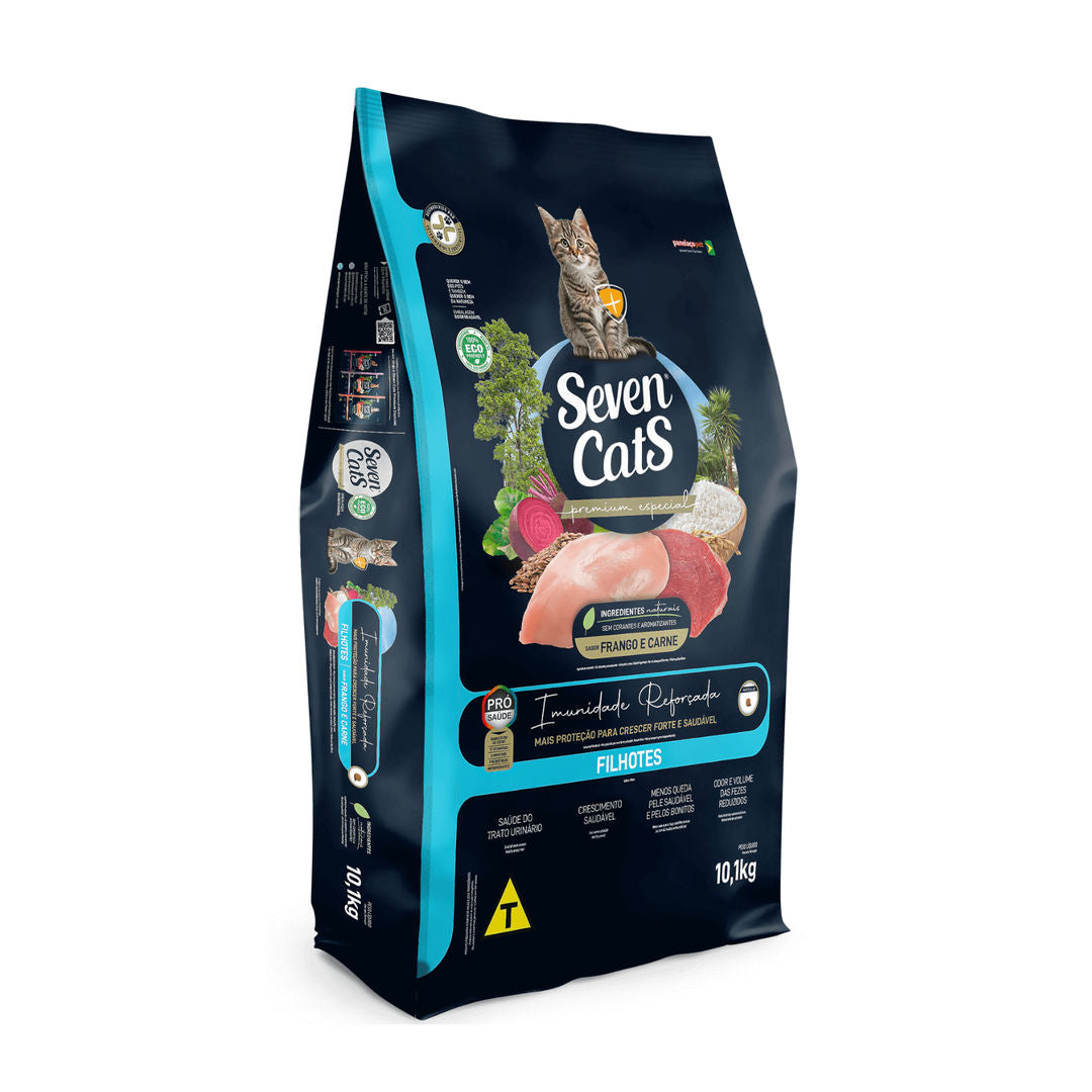 Seven Cats Chicken & Beef Food For Kitten, 10.1kg