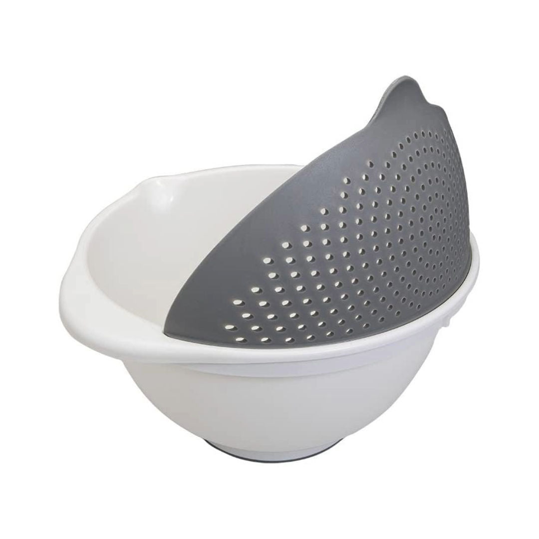 Metaltex Drainbowl, 2-in-1 Multifunction Bowl with Removable Colander
