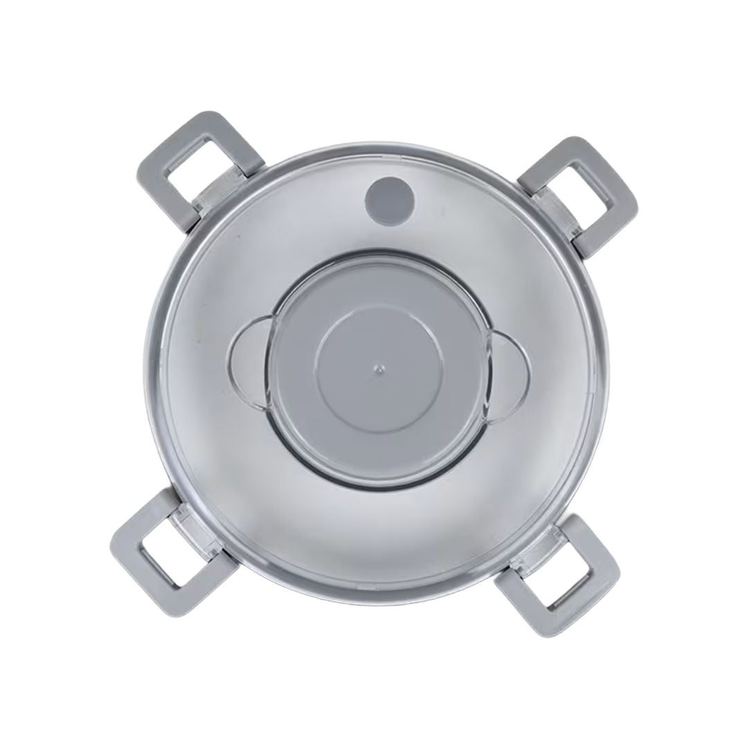 NAVA Round Stainless Steel Insulated Lunch Box We Care, 850ml