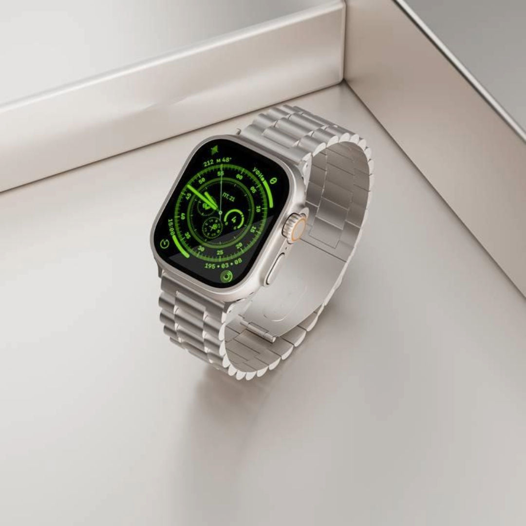 Levelo Daytona Strap for Apple Watch Ultra 49MM, Starlight