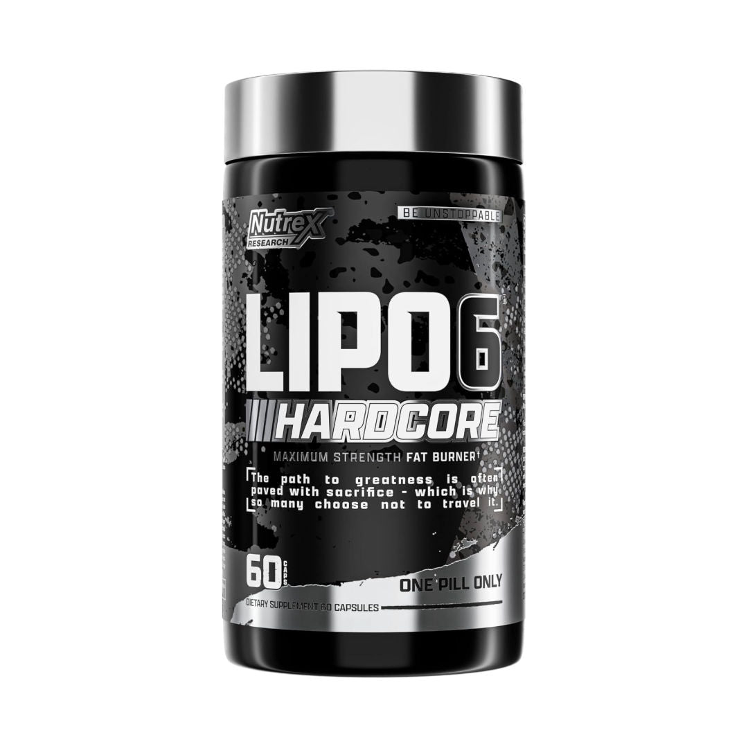 Nutrex Research Lipo-6 Hardcore, 60 Capsules Maximum Thermogenic Fat Burner