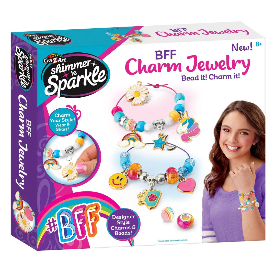 Cra-Z-Art Shimmer n Sparkle BFF Charm Jewelry Craft Kit