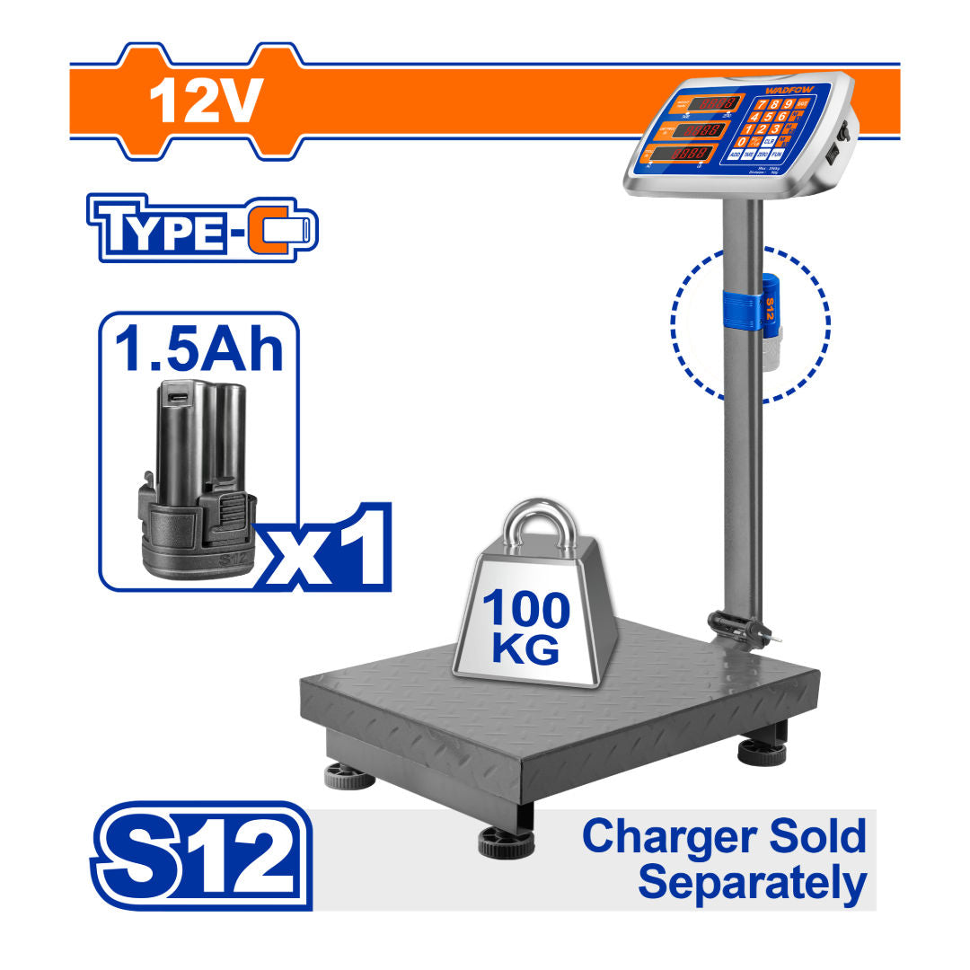 WADFOW Cordless Scale, 12V