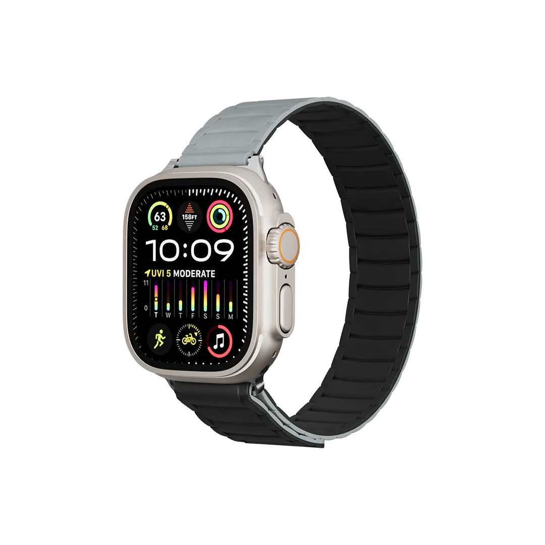Levelo Stella Silicone Watch Strap with Magnet, 49/46 mm