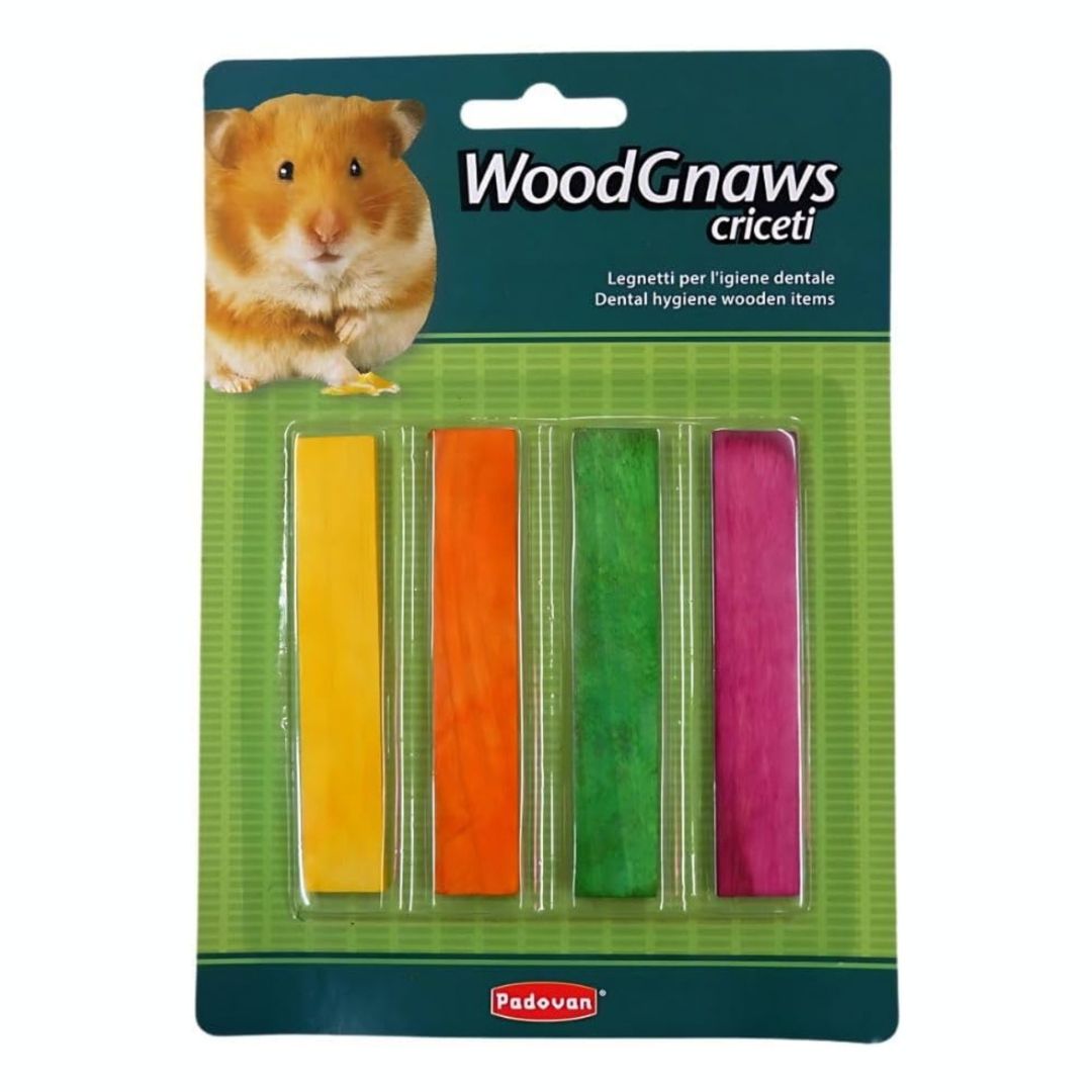 Padovan Wood Gnaws Criceti Hamster, Multicolor