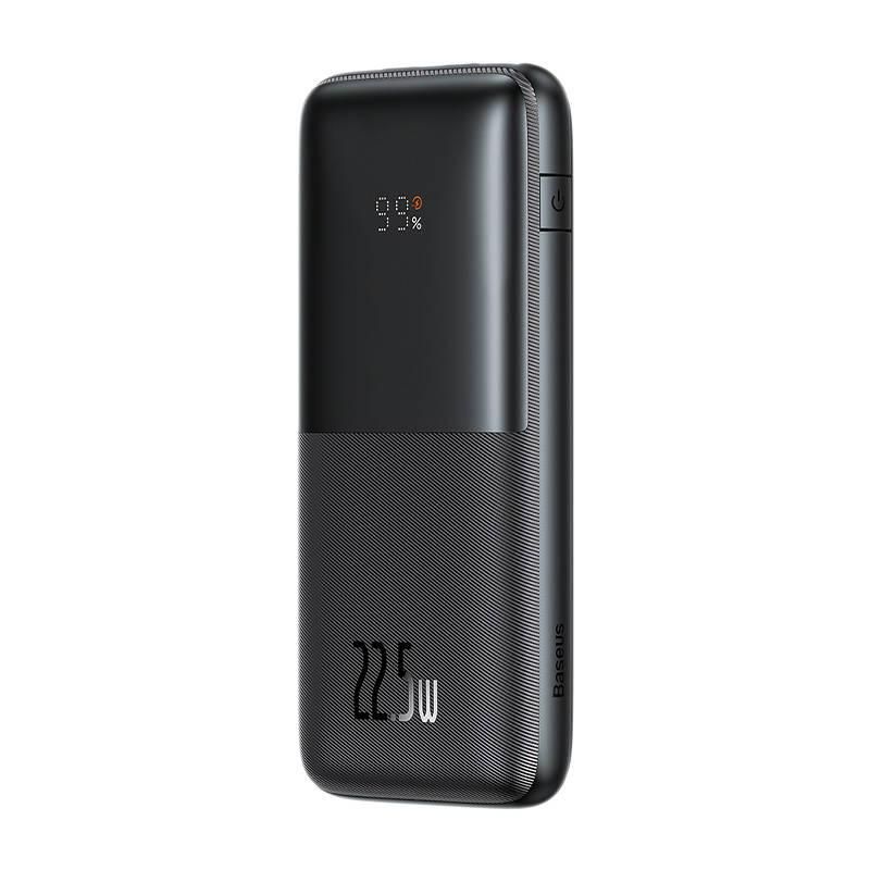 Baseus Bipow Pro Digital Display Fast Charge Power Bank 10000mAh, 22-5W, Black